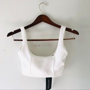 NWT White Crop Top - Size 2